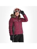 Miniaturansicht Almgwand, Stongerhohe Skijacke Damen Aubergine grau, violett 