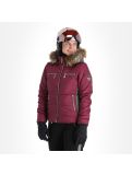 Miniaturansicht Almgwand, Stongerhohe Skijacke Damen Aubergine grau, violett 