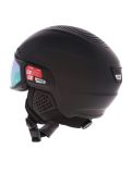 Miniaturansicht Alpina, Alto Q-Lite Skihelm mit Visier Unisex Black Matt (Gold Mirror) schwarz 