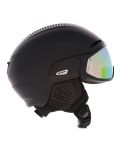 Miniaturansicht Alpina, Alto Q-Lite Skihelm mit Visier Unisex Black Matt (Gold Mirror) schwarz 