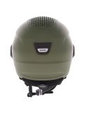 Miniaturansicht Alpina, Alto Q-Lite Skihelm mit Visier Unisex Olive Matt grün 