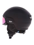 Miniaturansicht Alpina, Alto QV Skihelm mit Visier Unisex Black Matt schwarz 