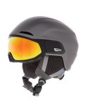 Miniaturansicht Alpina, Alto QV Skihelm mit Visier Unisex Gunmetal Matt Zilver 