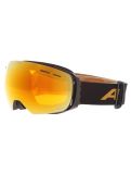 Miniaturansicht Alpina, Granby Q-lite Skibrille Unisex Black Gold Matt schwarz 