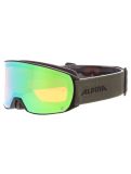 Miniaturansicht Alpina, Nakiska Q Skibrille Unisex Black Olive Matt grün 