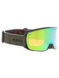 Miniaturansicht Alpina, Nakiska Q Skibrille Unisex Black Olive Matt grün 