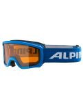 Miniaturansicht Alpina, Scarabeo Jr. Skibrille Kinder Light Blue Matt blau 