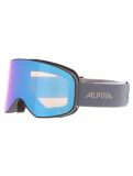 Miniaturansicht Alpina, Slope Q-Lite Skibrille Unisex Black Dirtblue Matt blau 