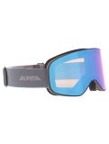 Miniaturansicht Alpina, Slope Q-Lite Skibrille Unisex Black Dirtblue Matt blau 