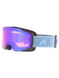 Miniaturansicht Alpina, Taos Q-Lite Skibrille Unisex Black Smoke Blue Matt blau 