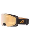 Miniaturansicht Alpina, Taos Q Skibrille Unisex Black Gold Matt Goud, schwarz 