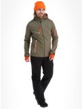 Miniaturansicht Aulp, Nevim Softshell Skijacke Herren Kaki grün 