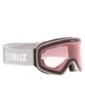 Miniaturansicht Bliz, Flow Skibrille Unisex Matte Light Grey - Brown w Red Multi grau 