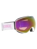 Miniaturansicht Bliz, Floz Skibrille Unisex Matte White - Brown with Pink Multi weiß 