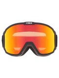 Miniaturansicht Bliz, Rave Skibrille Unisex Matte Black - Brown w Red Multi schwarz 