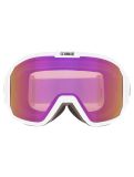 Miniaturansicht Bliz, Rave Skibrille Unisex Matte White - Brown w Pink Multi weiß 