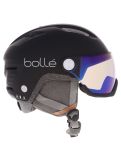 Miniaturansicht Bollé, Eco V-Atmos Skihelm mit Visier Unisex Black Matte - Photochromic Blue schwarz 