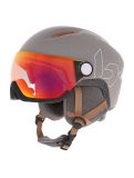 Miniaturansicht Bollé, Eco V-Atmos Skihelm mit Visier Unisex Oatmeal Matte - Photochromic Blue beige 