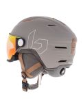 Miniaturansicht Bollé, Eco V-Atmos Skihelm mit Visier Unisex Oatmeal Matte - Photochromic Blue beige 