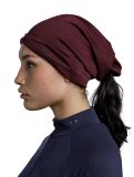 Miniaturansicht Buff, Merino Lightweight Schal Unisex Solid Garnet rot 