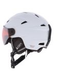 Miniaturansicht Cairn, Impulse Visor Skihelm mit Visier Unisex Mat White weiß 