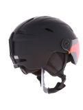 Miniaturansicht Cairn, Impulse Visor Skihelm mit Visier Unisex Mat Black schwarz 