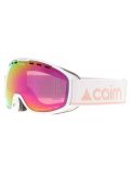 Miniaturansicht Cairn, Omega Skibrille Unisex Mat White Latte rosa, weiß 