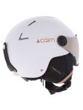 Miniaturansicht Cairn, Orbit Visor Skihelm mit Visier Unisex Mat White Coffee weiß 