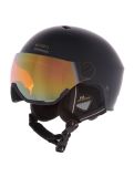 Miniaturansicht Cairn, Reflex Visor Skihelm mit Visier Unisex Mat Black Gold schwarz 