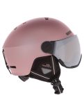 Miniaturansicht Cairn, Reflex Visor Skihelm mit Visier Unisex Mat Metallic Dust rosa 