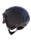 Miniaturansicht Casco, SP-6 Skihelm mit Visier Unisex Navy-Black Structure blau, schwarz 