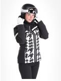 Miniaturansicht CMP, 33W0306 Skijacke Damen Black White schwarz, weiß 