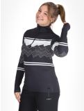 Miniaturansicht CMP, 34L4216 Pullover Damen Black / White schwarz 