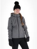 Miniaturansicht CMP, 39A5006M Softshell Skijacke Damen Black Mel. Melon orange, schwarz 