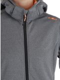 Miniaturansicht CMP, 39A5006M Softshell Skijacke Damen Black Mel. Melon orange, schwarz 