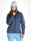 Miniaturansicht CMP, 39A5006M Softshell Skijacke Damen Blue Melange / Niagara blau 