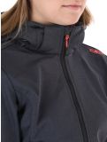 Miniaturansicht CMP, 39A5006M Softshell Skijacke Damen Titanium Melange / Red Fluo grau, rot 