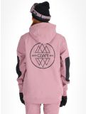 Miniaturansicht ColourWear, U Est 2010 Hood Softshell Skijacke Unisex Dark Rose rosa 