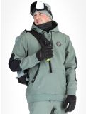 Miniaturansicht ColourWear, U Est 2010 Hood Softshell Skijacke Unisex Dark Sage grün 