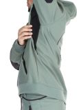 Miniaturansicht ColourWear, U Est 2010 Hood Softshell Skijacke Unisex Dark Sage grün 