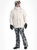 Miniaturansicht ColourWear, U Mountain Cargo Skijacke Unisex Off-White weiß 