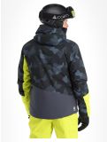 Miniaturansicht Dare2b, Baseplate Skijacke Herren Neon Spring / Black Geo Camo Print grün, schwarz 