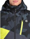 Miniaturansicht Dare2b, Baseplate Skijacke Herren Neon Spring / Black Geo Camo Print grün, schwarz 