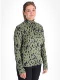 Miniaturansicht Dare2b, Divulge Core Stretch Pullover Damen Olivine Green Dash Print grün 