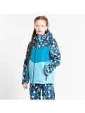 Miniaturansicht Dare2b, Humour II Skijacke Kinder floral print river blau 