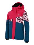 Miniaturansicht Dare2b, Humour III Skijacke Kinder Berry Pink / Dusty Rose Cheetah Print / Moonlight Denim blau, rosa 