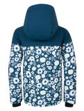 Miniaturansicht Dare2b, Liftie Skijacke Kinder Moonlight Denim / Moonlight Denim Daisy Print blau, weiß 