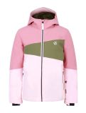 Miniaturansicht Dare2b, Steazy III Skijacke Kinder Dusty Rose / Olivine Green / Crystal Rose grün, rosa 