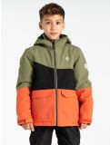 Miniaturansicht Dare2b, Steazy III Skijacke Kinder Olivine Green / Black / Orange Rust grün, orange, schwarz 