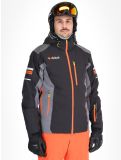 Miniaturansicht Deluni, Challenger 4 Skijacke Herren Black / Anthracite grau, schwarz 